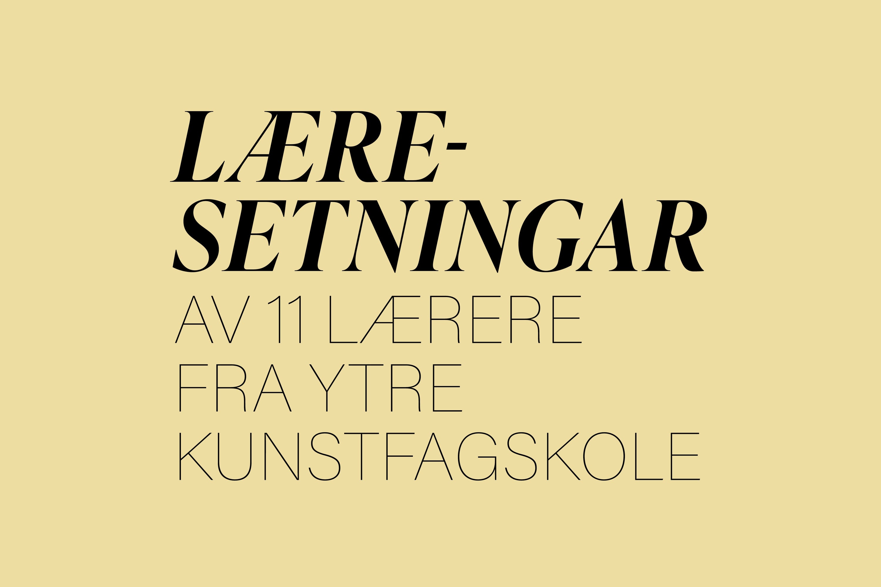 Læresetningar