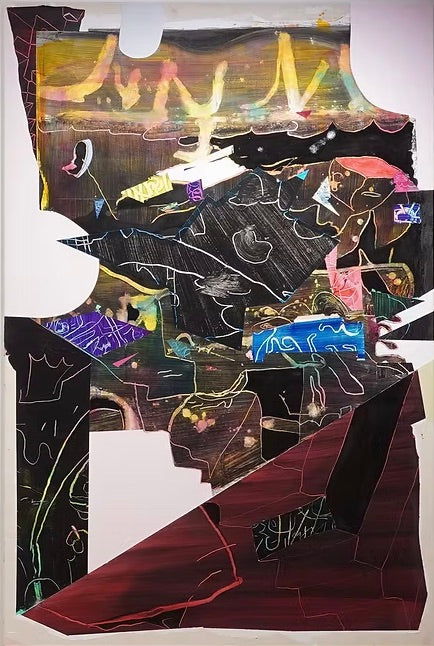 The Gospel of Ambiguity III (akryl på lerret)