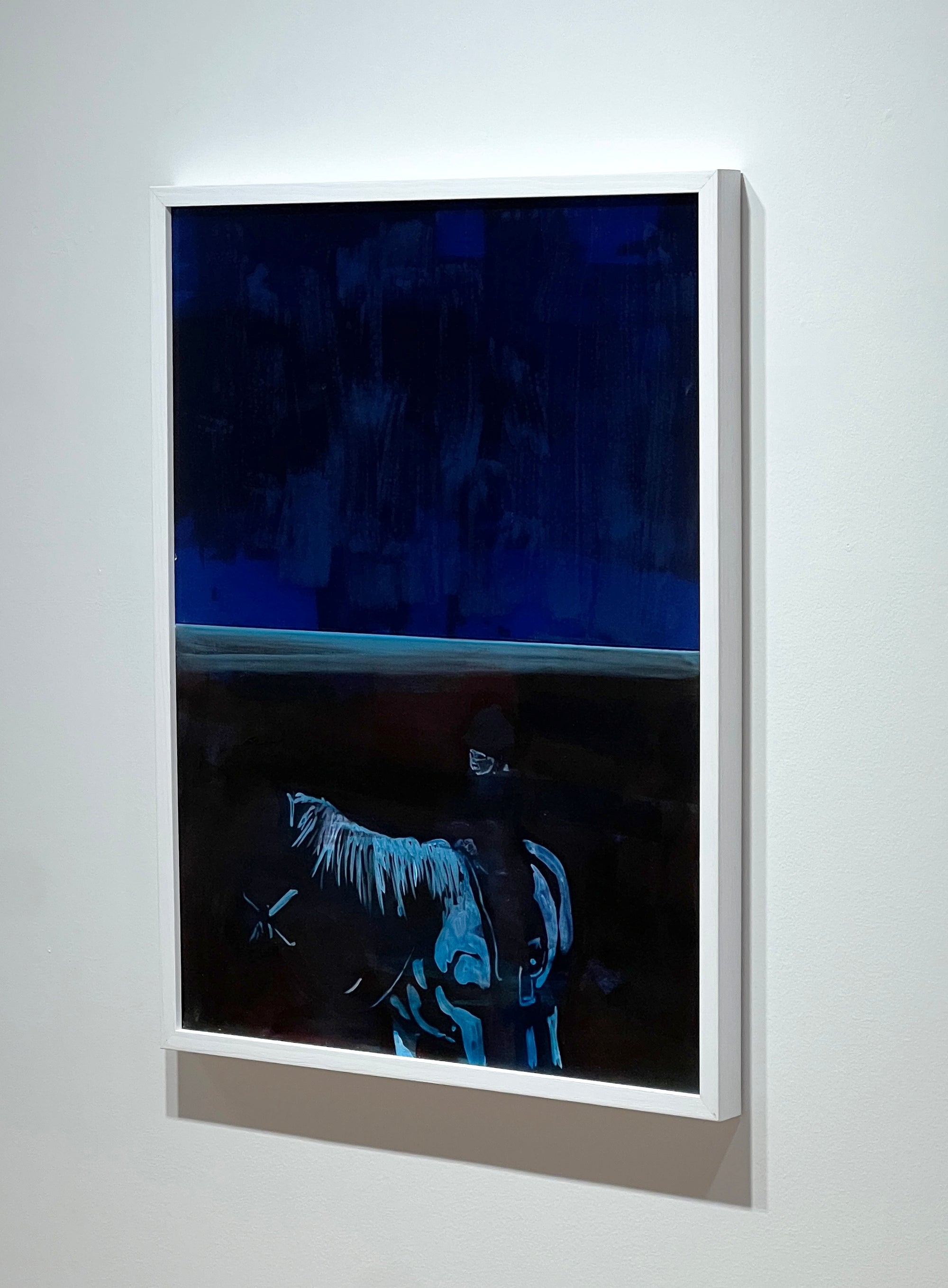 Nattrytter, maleri & tegninger, innrammet av Simon Wågsholm, 63 x 83 cm m/ramme