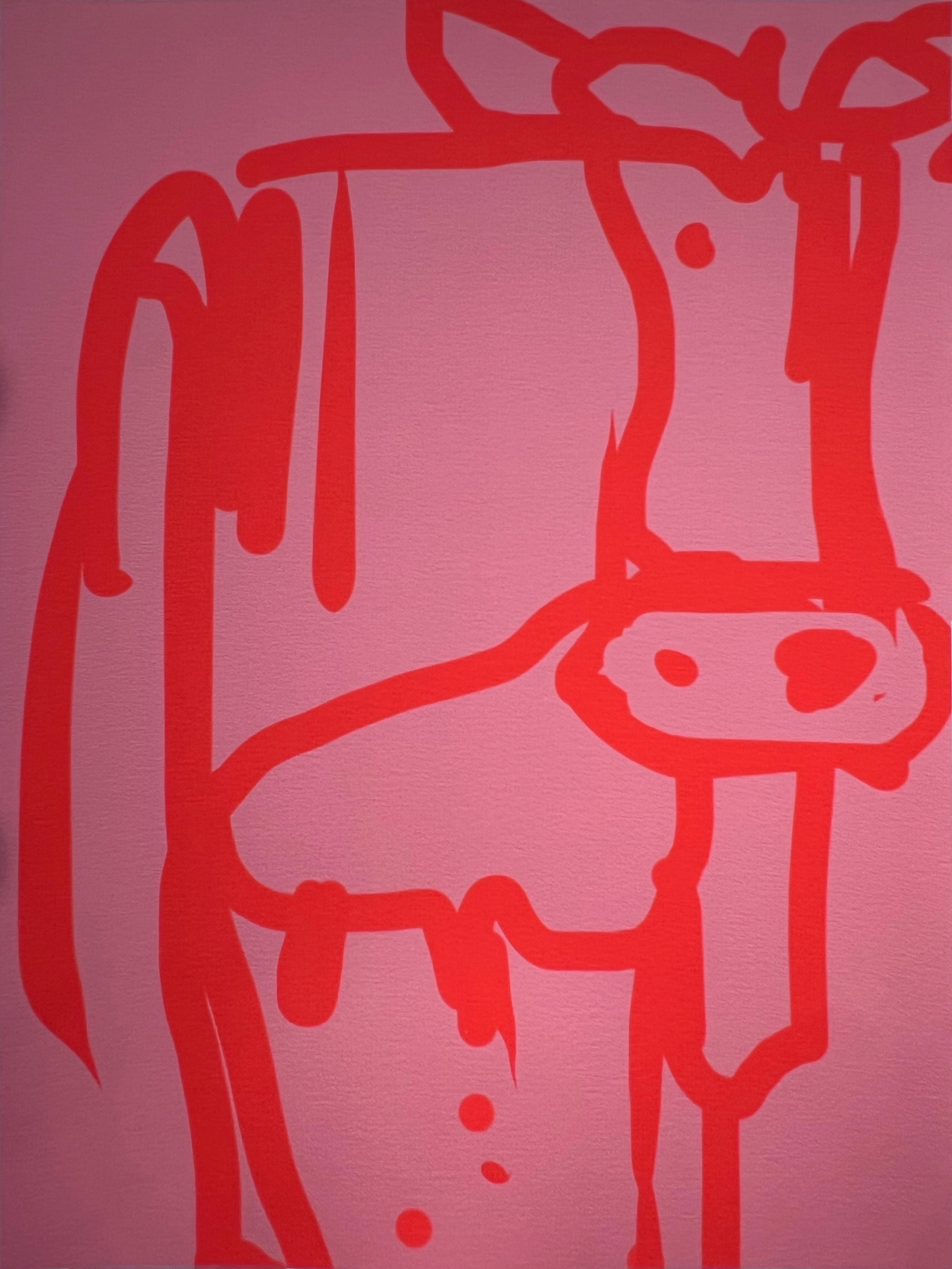 Milkshake, d.g.a. av Inger K. Giskeødegård, 76 x 56 cm