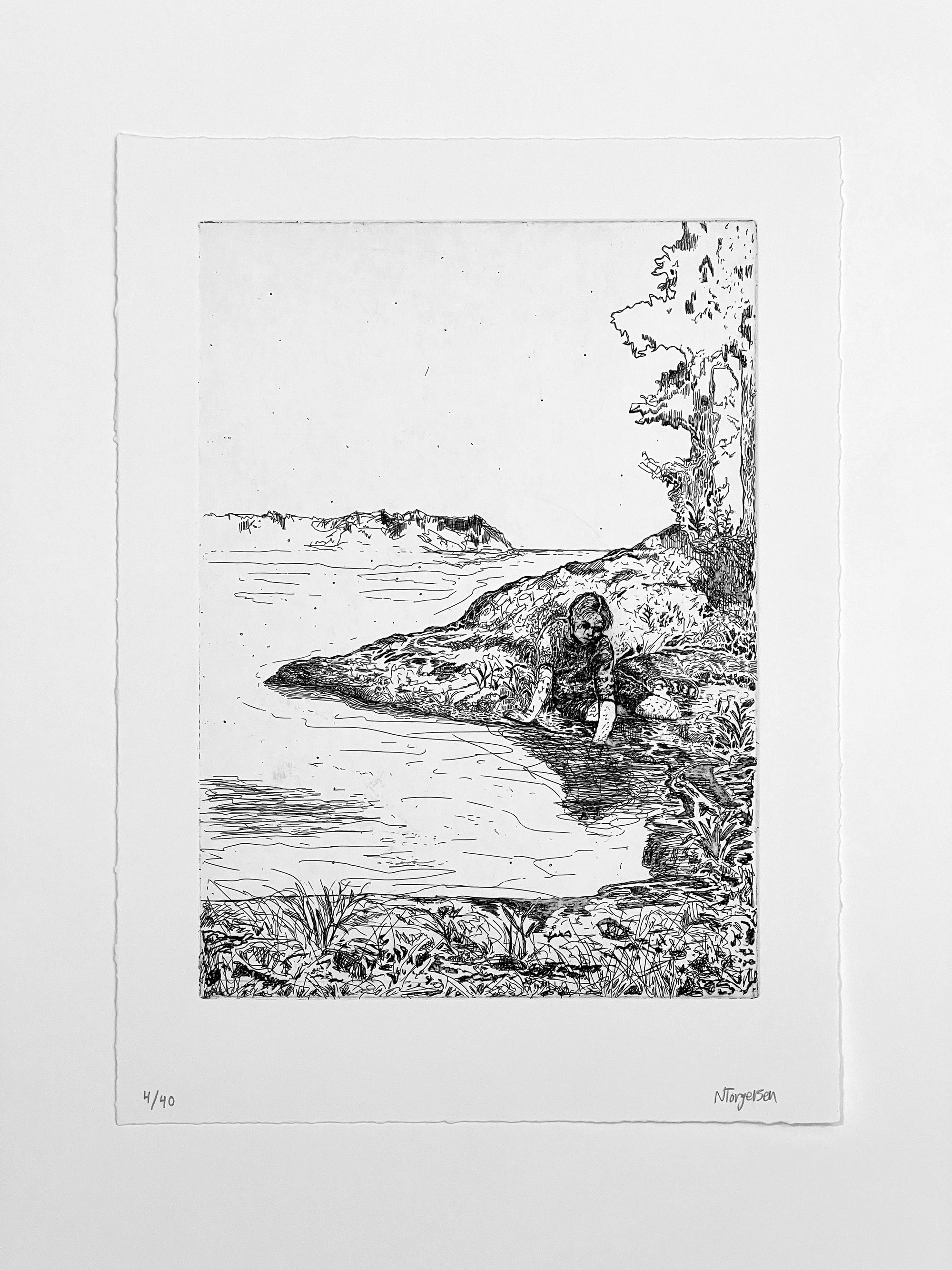 Untitled (touching water), 2025