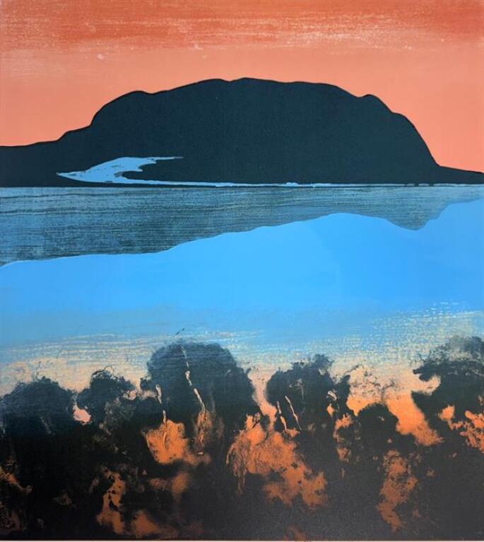Septim I, litografi av Stig Andresen, 58 x 65 cm (motiv) 