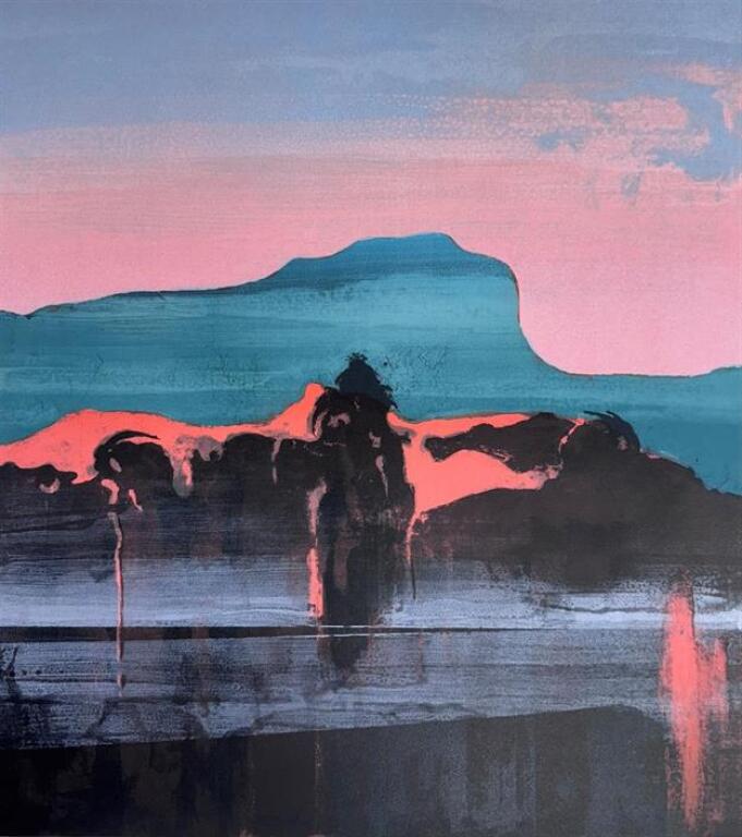 Septim II, litografi av Stig Andresen, 58 x 65 cm (motiv)