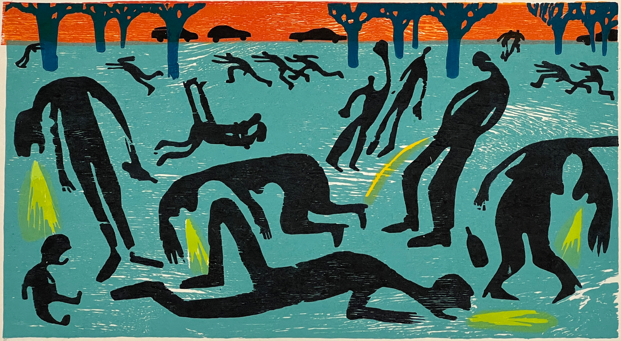 Sommerkveld i parken