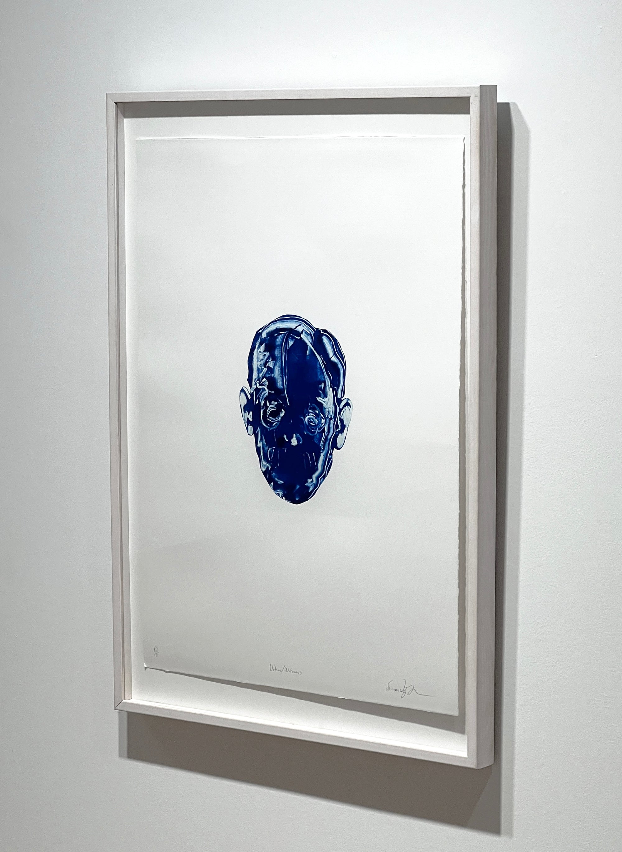 Witness, monotypi, innrammet av Simon Wågsholm, 57 x 82 cm m/ramme