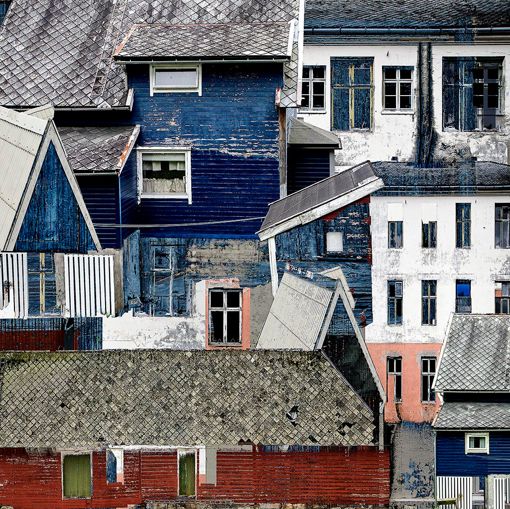 Det blåe huset til høyre