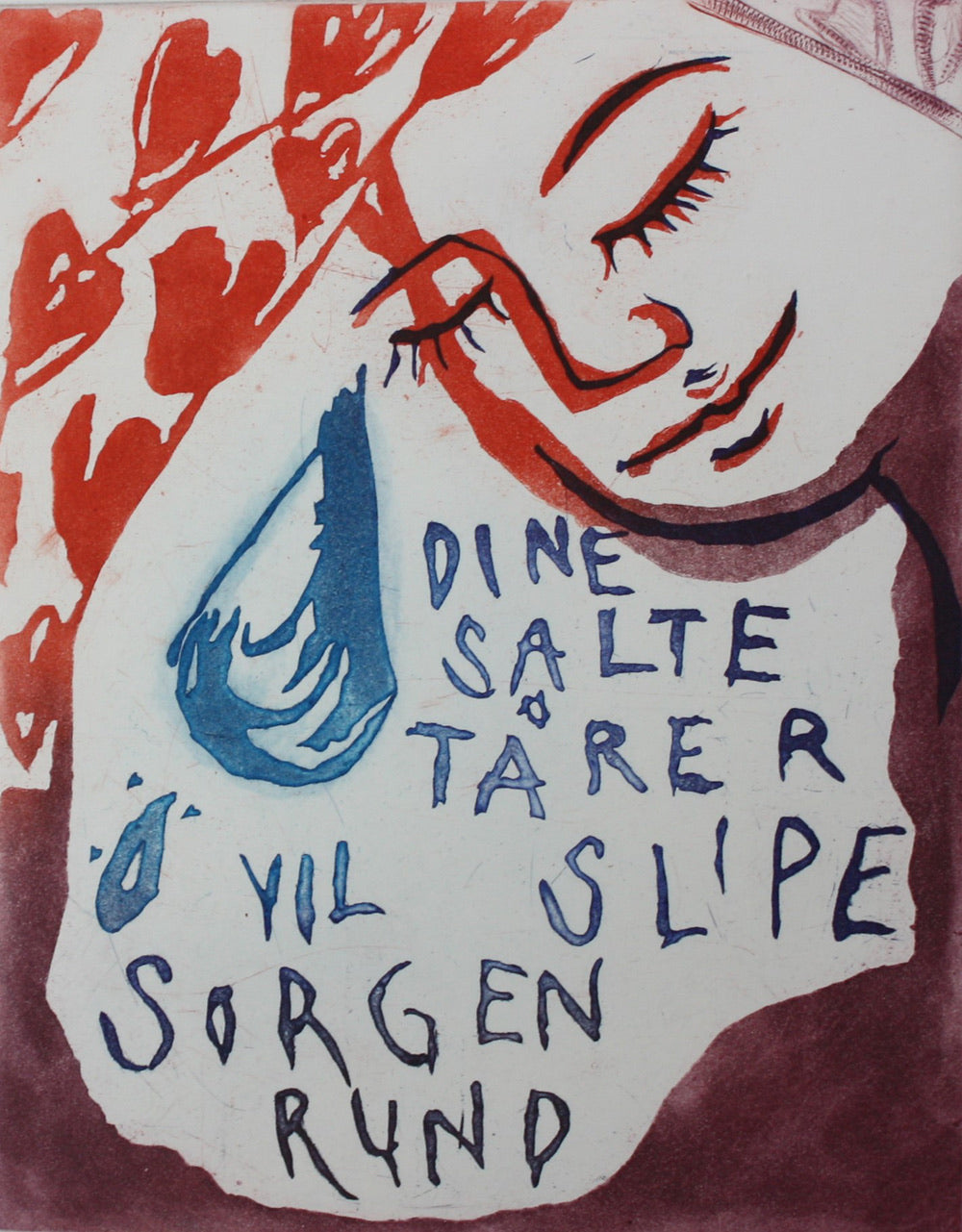 Dine salte tårer vil slipe sorgen rund