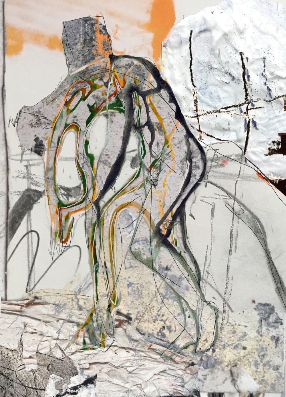 Man Finding Money on Street