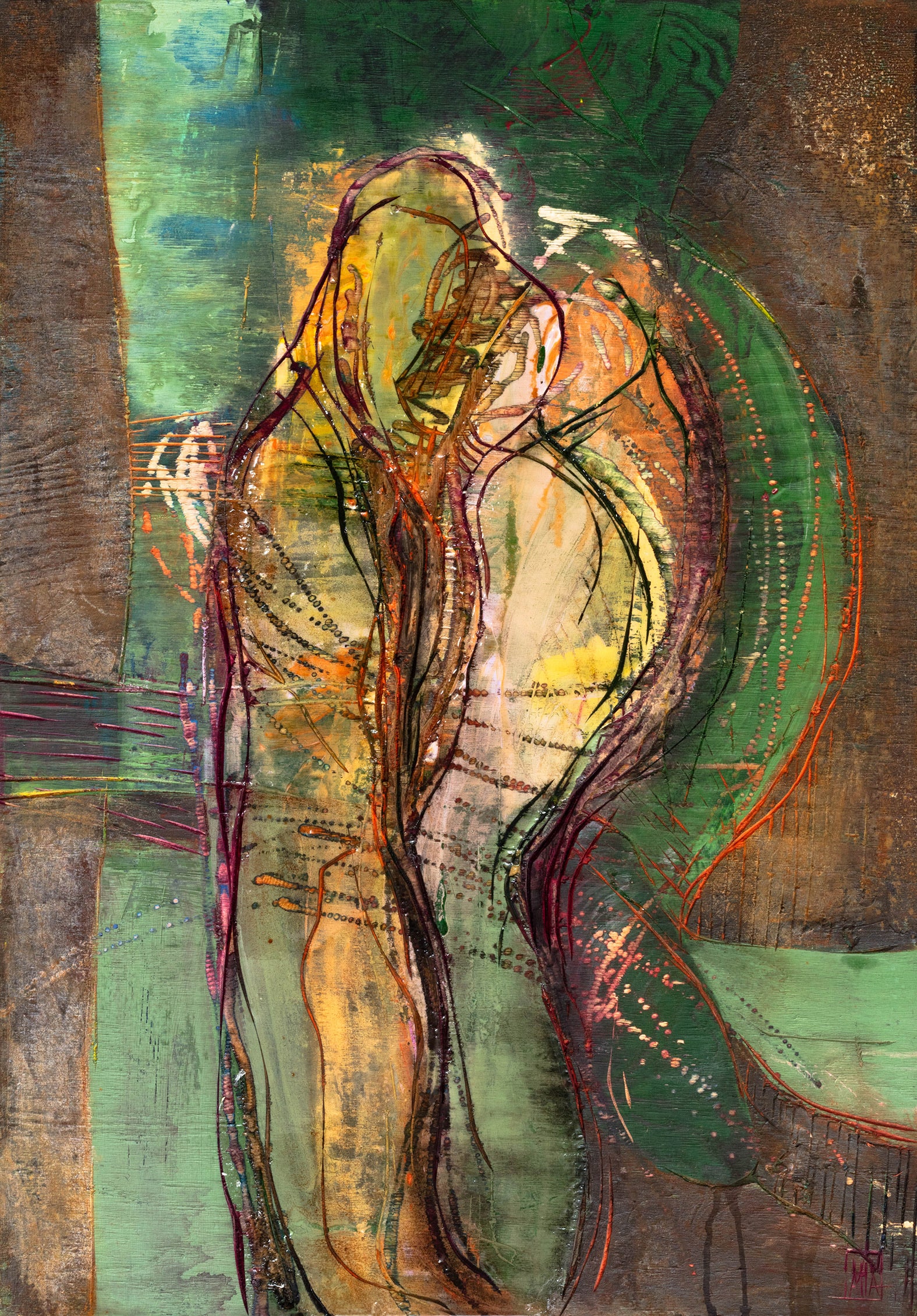 Symbiose II (Giclee),  av Mia Gjerdrum Helgesen, 40 x 60