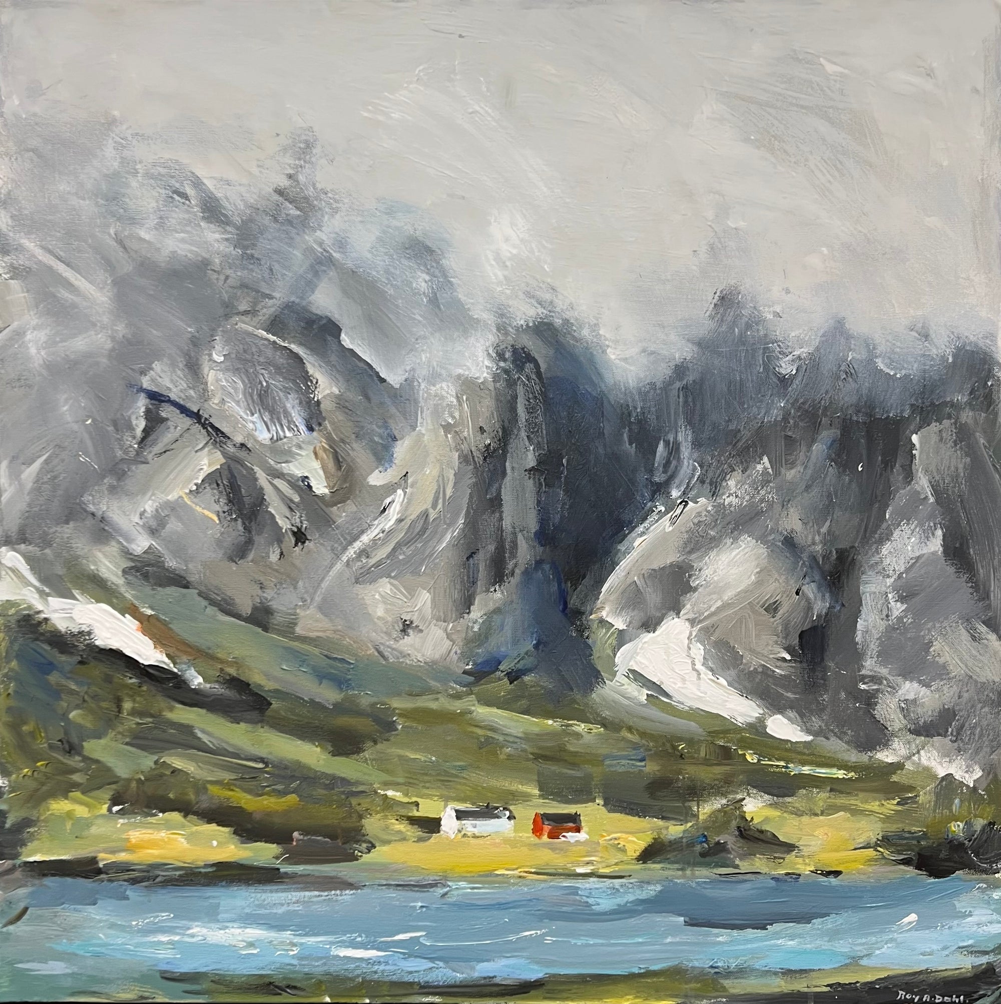 Tun ved fjell og hav