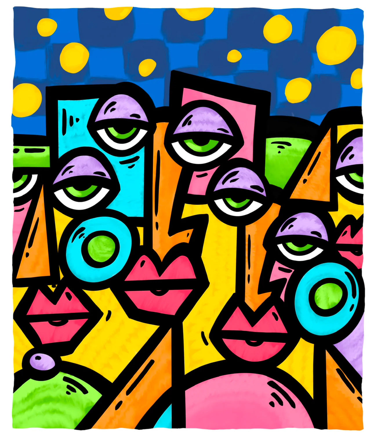 in the middle of something