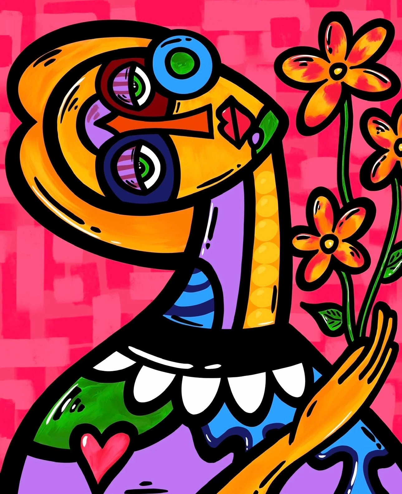 Kvinnen med blomstene