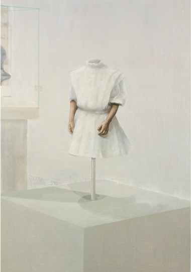 Andrew Sendor ( f. 1977. )  «Jealous Gods in the Highest Realm of Breathing» 2009. Oil on linen mounted to panel. 60 x 35, 5 cm. 