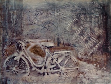 «Jorden full av groe, full av håp». Oljetempera. 121 x 160 cm. Pris: 75.000