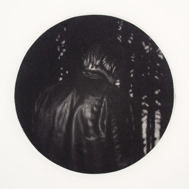 «Black veil»  Mezzotint. 10 x 10 cm. 
Kr.1500 uten ramme