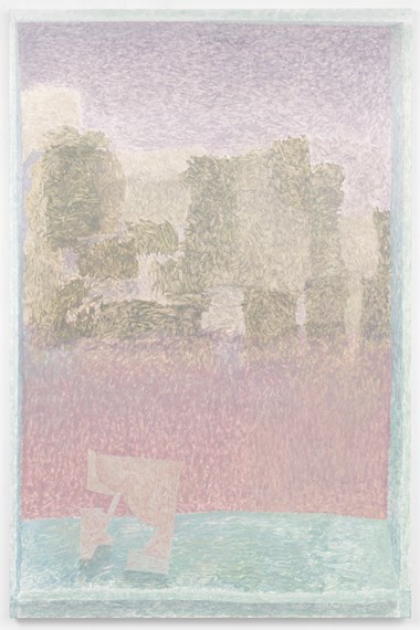 Picabias hage IV. Olje på lerret. 190 x 120 cm. Kr. 120.000